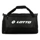 Bolso Deportivo Lotto Mediano Negro-Blanco