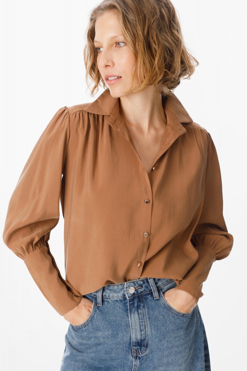 Camisa Roselyn Camel