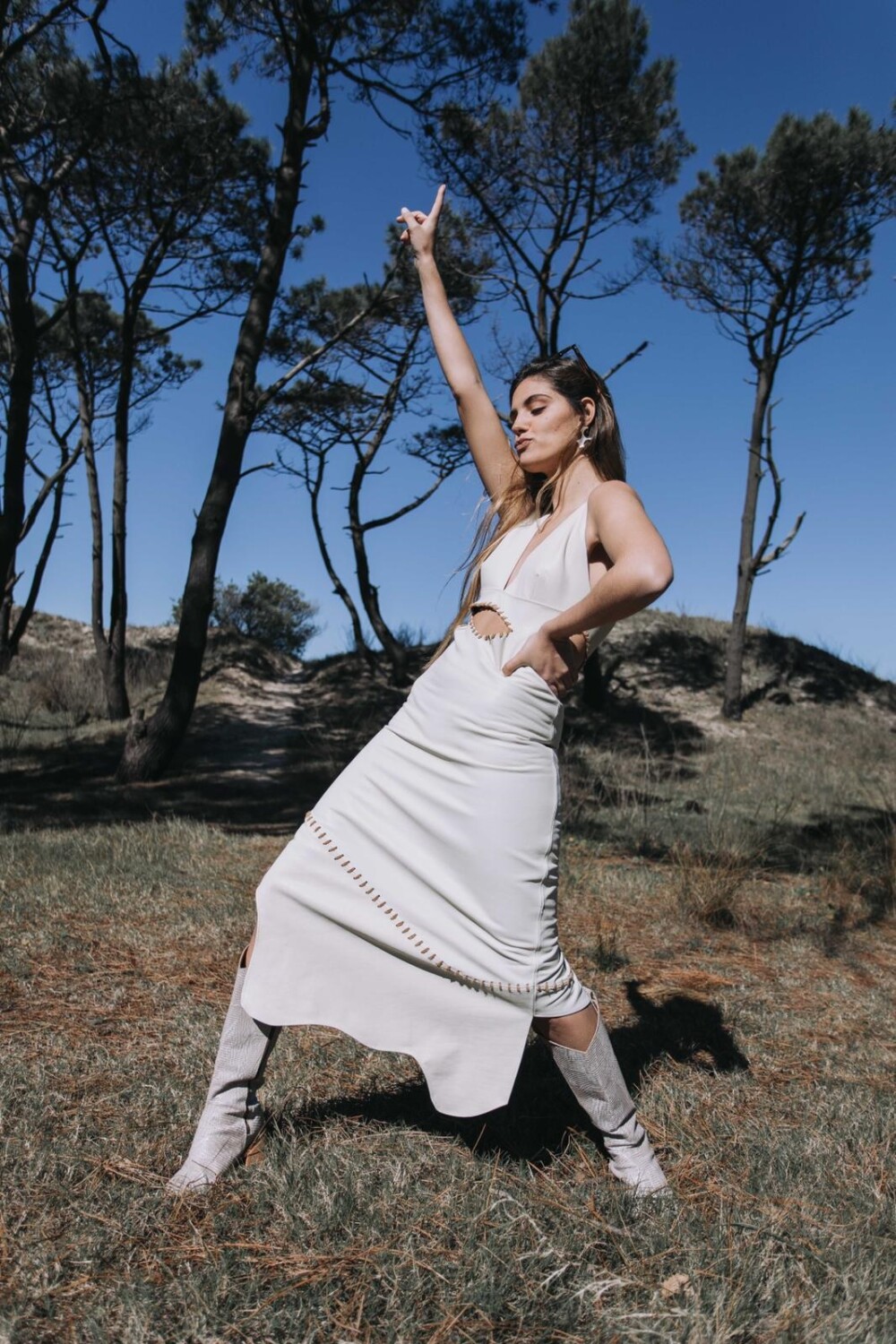 Rombos Dress Hielo
