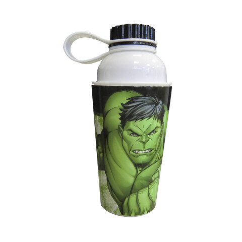 Botella Plástica VIP 430 ml Hulk