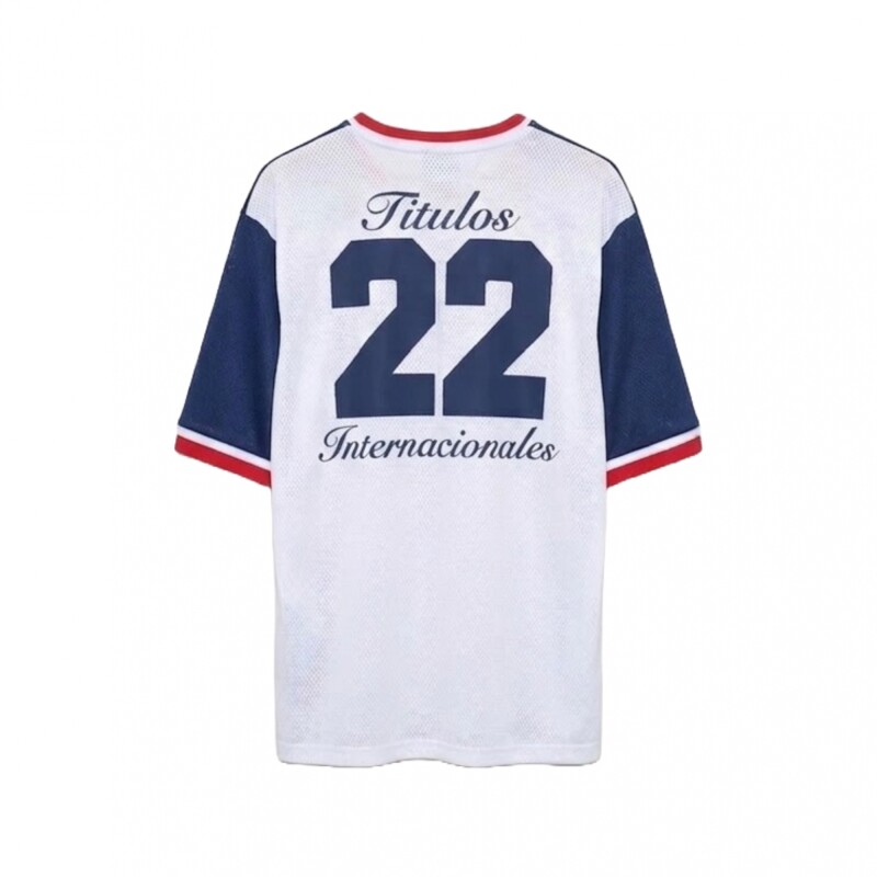 Remera Umbro Match Nacional White Blue