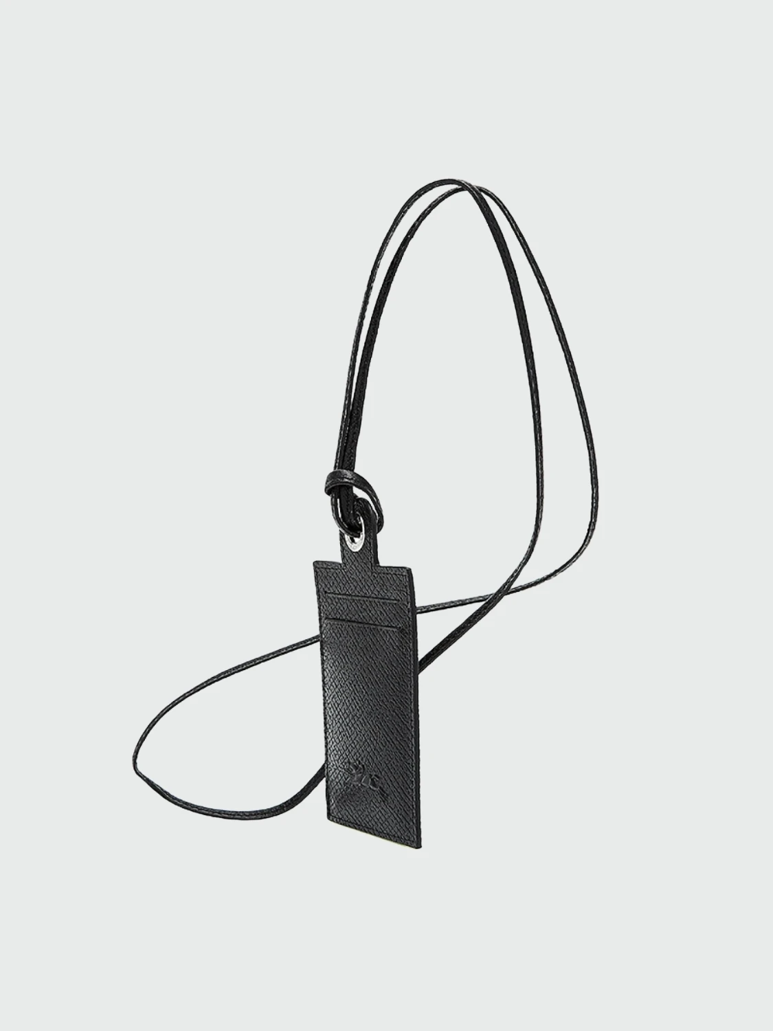 Longchamp -Tarjetero de cuero para colgar, Le pliage 0