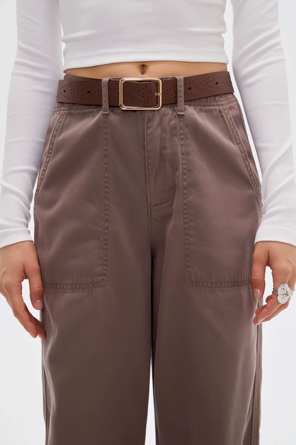 Pantalon Riop Taupe / Mink / Vison