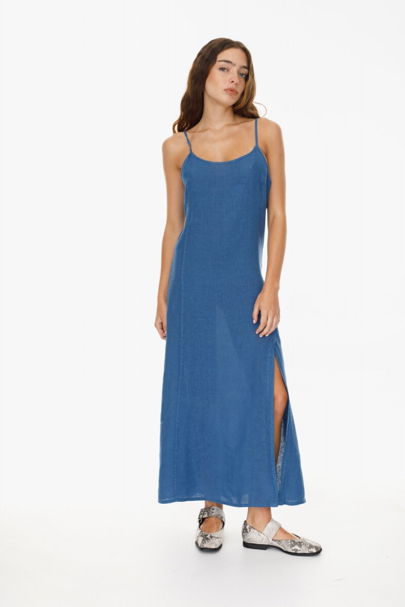 Vestido Oliva Azul