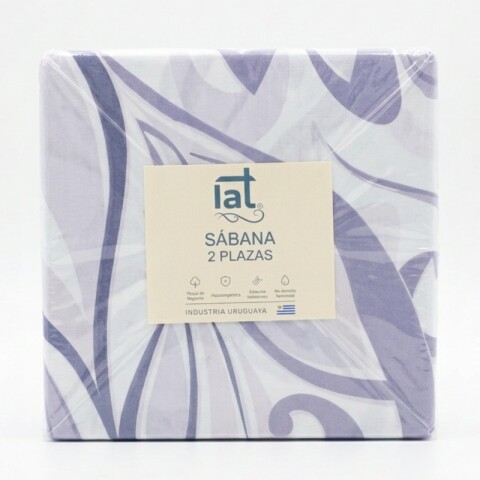 Juego De Sabanas 2 Plazas Toque Algodón Sommier Lila Juego De Sabanas 2 Plazas Toque Algodón Sommier Lila