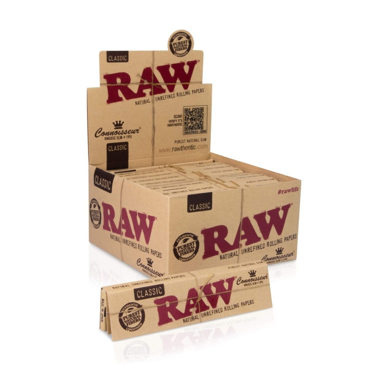 Hojillas RAW King Size Slim c/ Filtros 