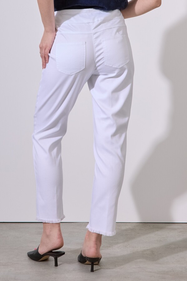 Jegging Tencel Ankle Flecos BLANCO