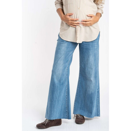 Jean Lemon Mama Flared Wide Leg Denim