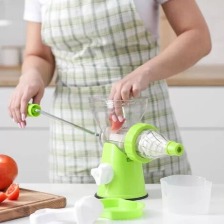 Exprimidor Extractor de Frutas Manual Juguera Jugo Naranja Verde