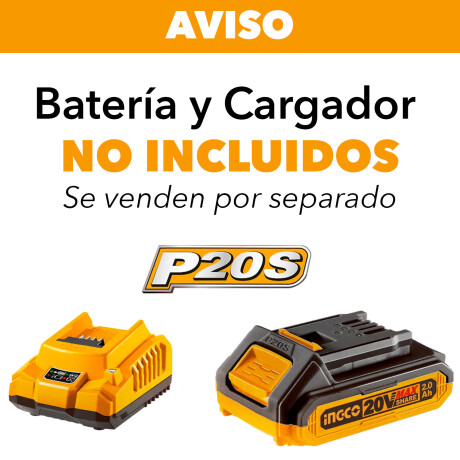 Pistola para Pintar Compacta Inalámbrica a Batería 20v Ingco CSGLI2003 Pistola para Pintar Compacta Inalámbrica a Batería 20v Ingco CSGLI2003