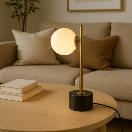 Portátil esfera y mármol E27 46cm Portátil esfera y mármol E27 46cm