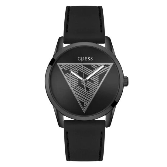 Reloj GUESS CLARK Silicona Negro Esfera 42mm 0