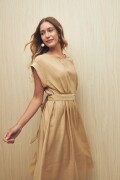 VESTIDO SILMA Tostado