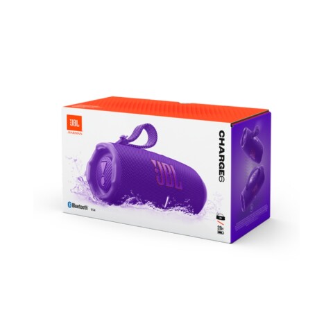 Parlante JBL Charge 6 Bluetooth Resistente al Agua IP68 con Powerbank Purpura