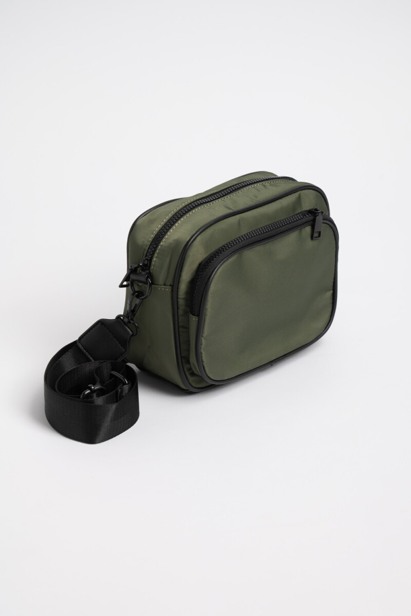 Bandolera beige Verde
