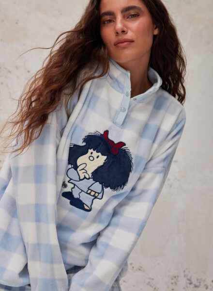 Sweater sherpa mafalda Celeste