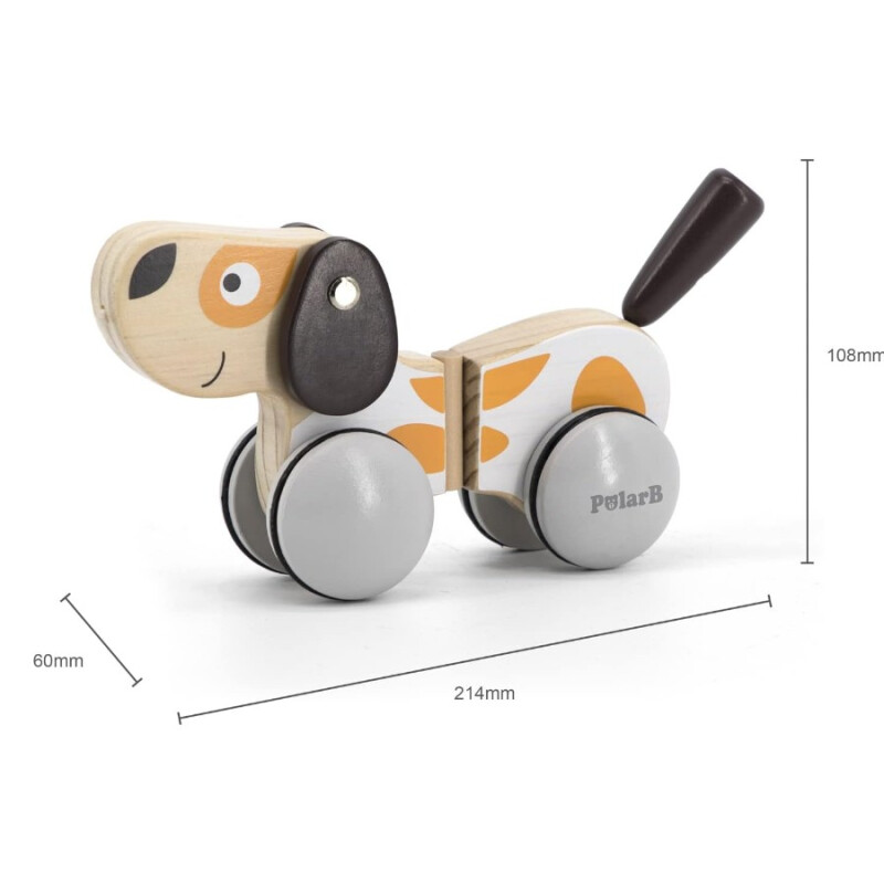 Perrito de arrastre madera Polar B Perrito de arrastre madera Polar B