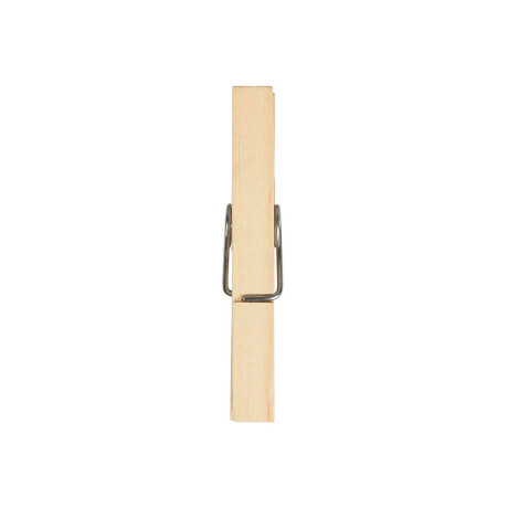 Palillos Pinzas Madera Mor 12 Piezas Ropa Cuerdas Tender Natural