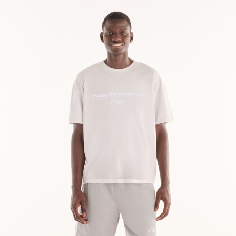 Remera New Balance de Hombre - Trackside - MT6279IZGYM CHARCOAL GREY