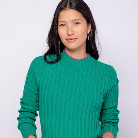 POLERA ORFEO Verde Esmeralda