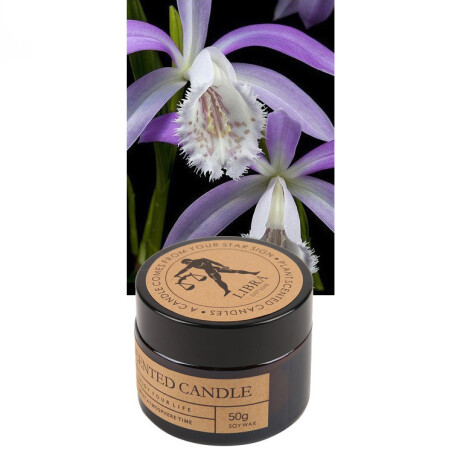 Vela Aromática Del Zodiaco Libra - Orquídea