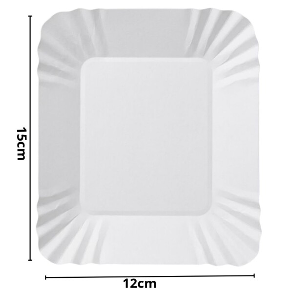 BANDEJA DE CARTÓN 50 UNI • 15x12cm BANDEJA DE CARTÓN 50 UNI • 15x12cm