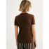 CAMISETA MM FEM MARROM ESCURO