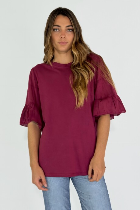BLUSA CHIAIA Bordo