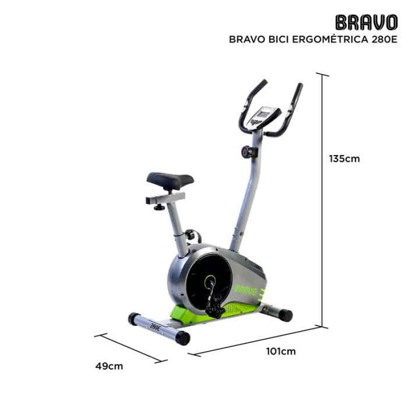Bicicleta Fija Bravo Vertical 280E Bicicleta Fija Bravo Vertical 280E