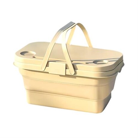 Cesta canasta plegable para picnic Beige