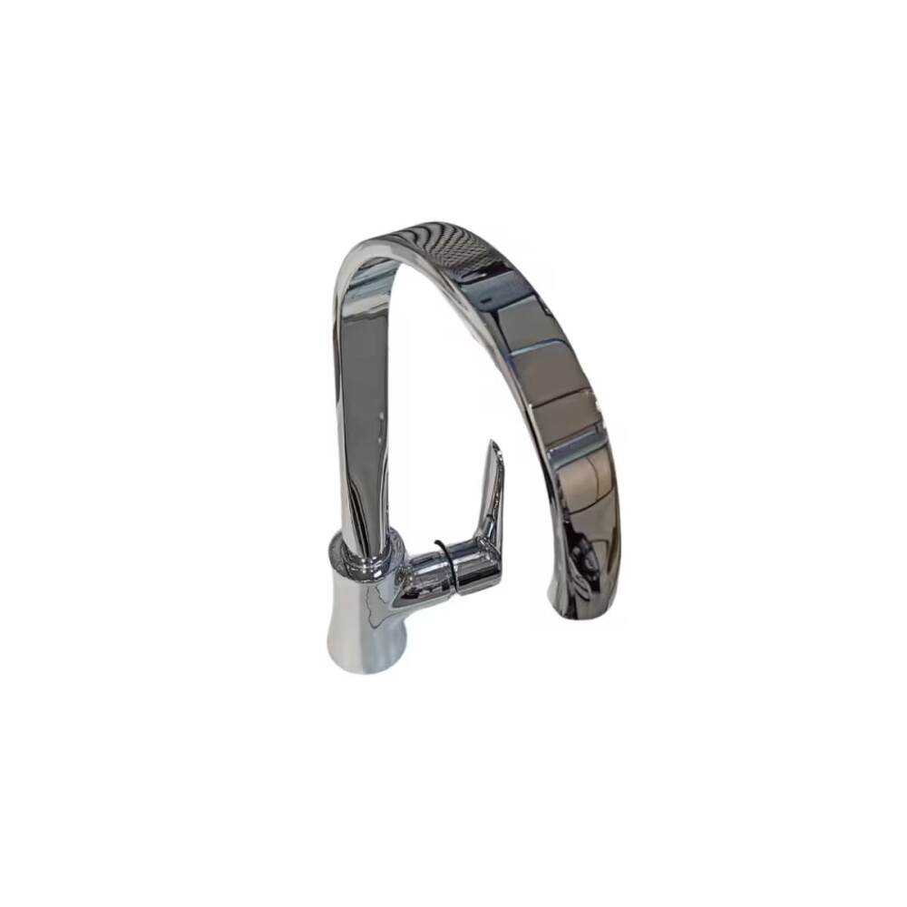 Grifería de cocina Monocomando de mesada Euro Cromado Brillante Grifería De Cocina Monocomando De Mesada Euro Cromado Brillante