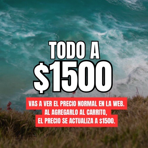 TODO X $1500 por el finde