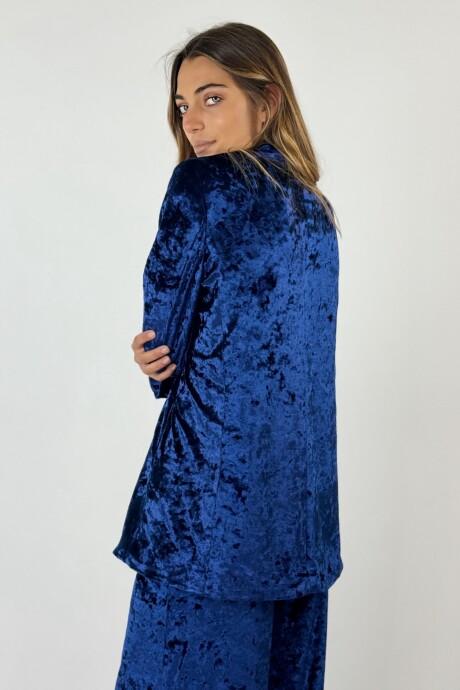 BLAZER TERCIOPELO RANIA Azul
