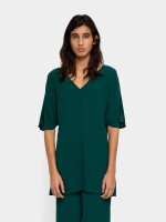 Blusa Larga Detalle Brillante verde