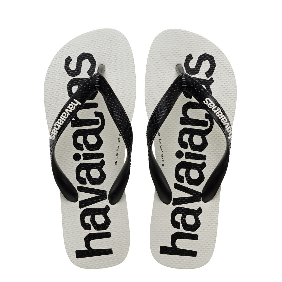 Sandalias de Hombre Havaianas TOP Logomania Blanco