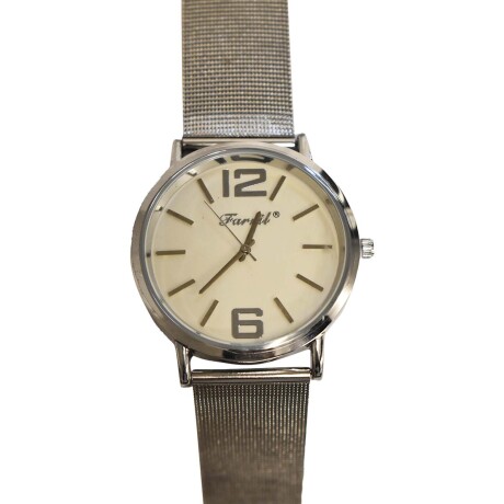 Reloj de Pulsera para Mujer Diseño Moderno Urbano Elegante Plateado