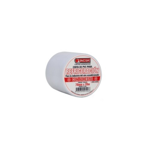 CINTA DE PVC PARA REFRIGERACION CON ADHESIVO 20M X 70MM CINTA DE PVC PARA REFRIGERACION CON ADHESIVO 20M X 70MM