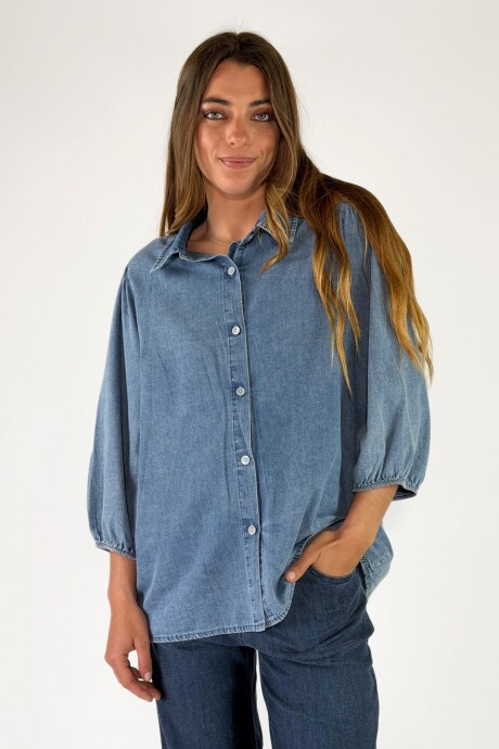 CAMISA MAUI Celeste