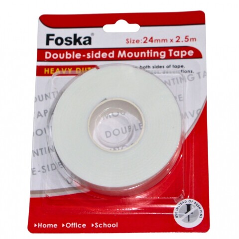 CINTA DOBLE FAZ FOSKA 24MM X 2,5 CINTA DOBLE FAZ FOSKA 24MM X 2,5