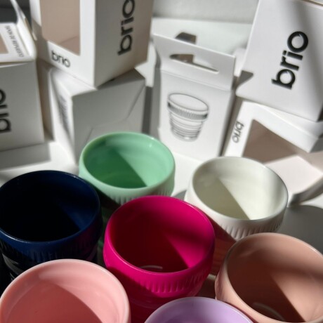 Tapón cebador hueco antiderrame para termo brio Frambuesa