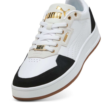 Championes Court Classic Lux Gamuza de Hombre Blanco