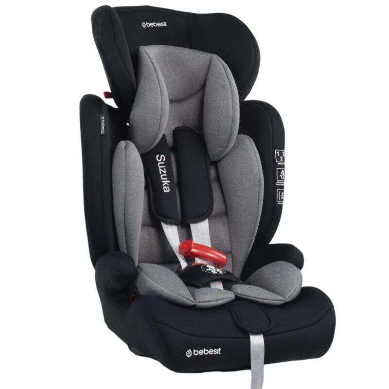 Bebesit Booster Convertible Suzuka 9 a 36 kg Gris Bebesit Booster Convertible Suzuka 9 a 36 kg Gris