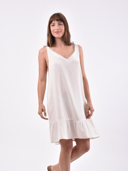 VESTIDO FLAMENGO CRUDO