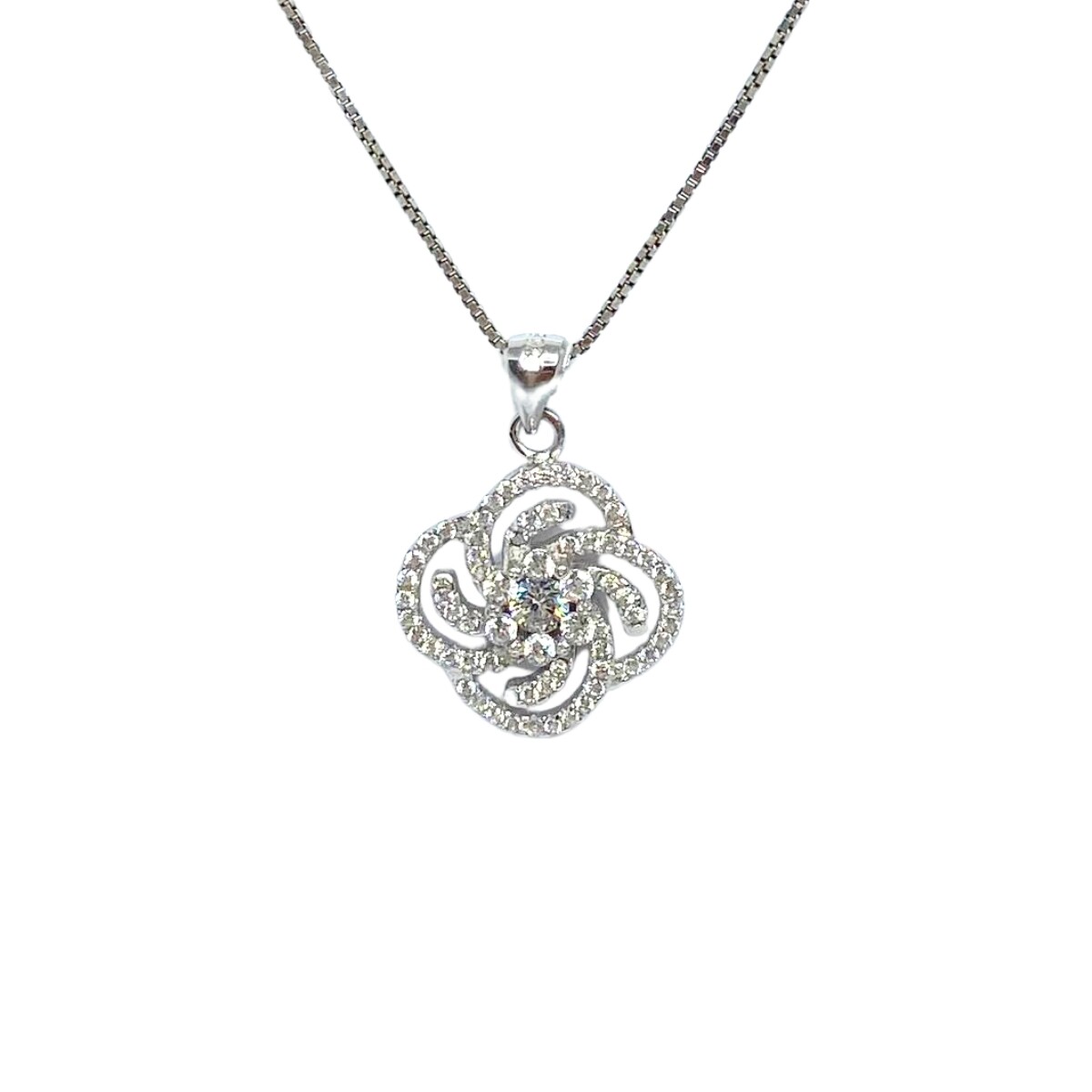 DIJE DE PLATA CON CIRCONIAS 