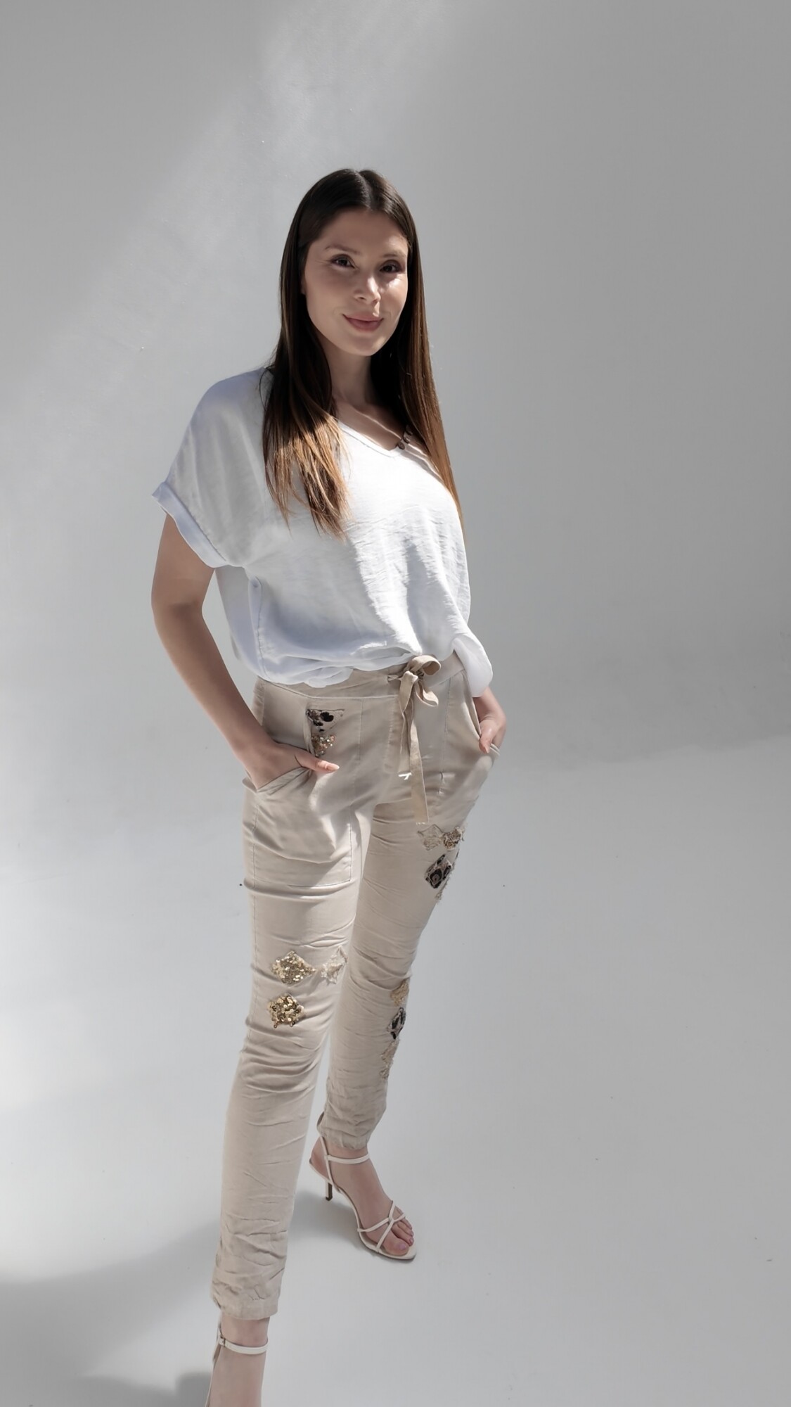 Pantalón Ágatha Beige