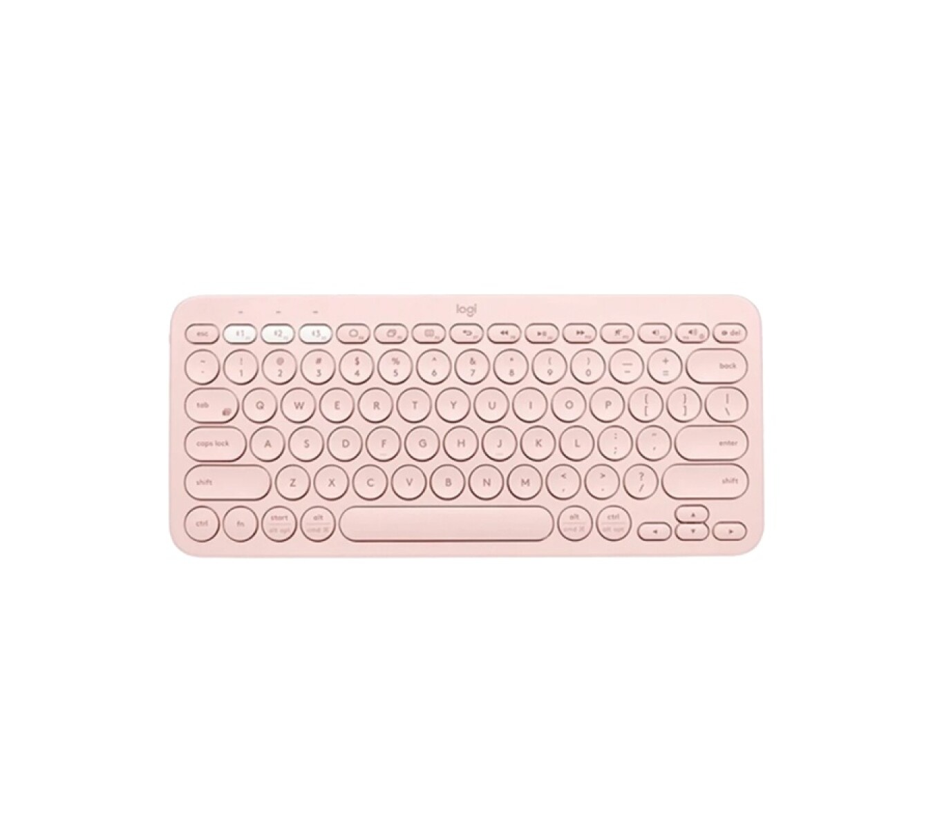 Teclado inalámbrico Bluetooth Logitech K380S Keys 2 Rosa 