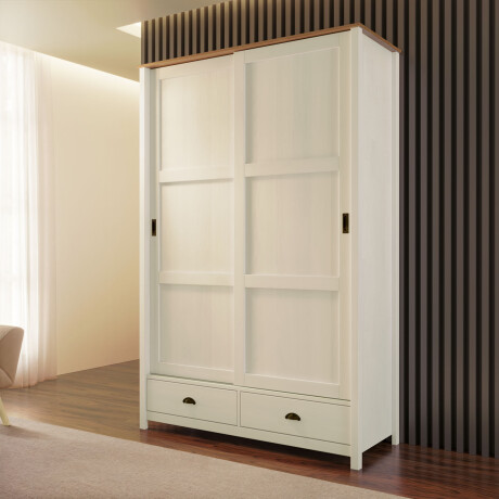 PLACARD 2 PUERTAS MADERA NATURAL-BEIGE ADAKU 2.0