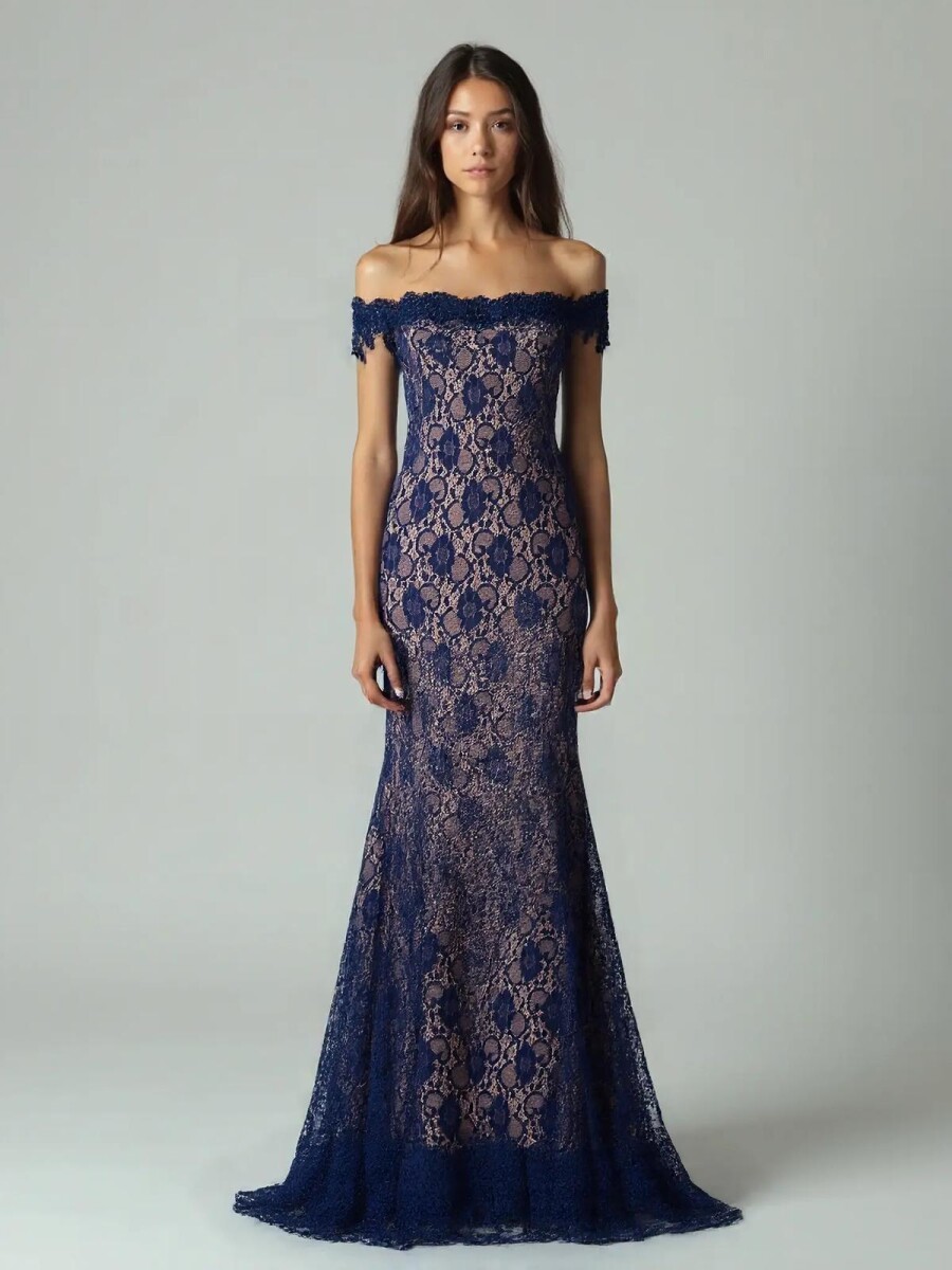 Vestido Whisper - Azul Marino 