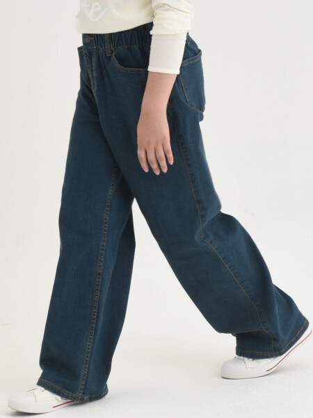 Pantalón de jean oxford Azul Oscuro