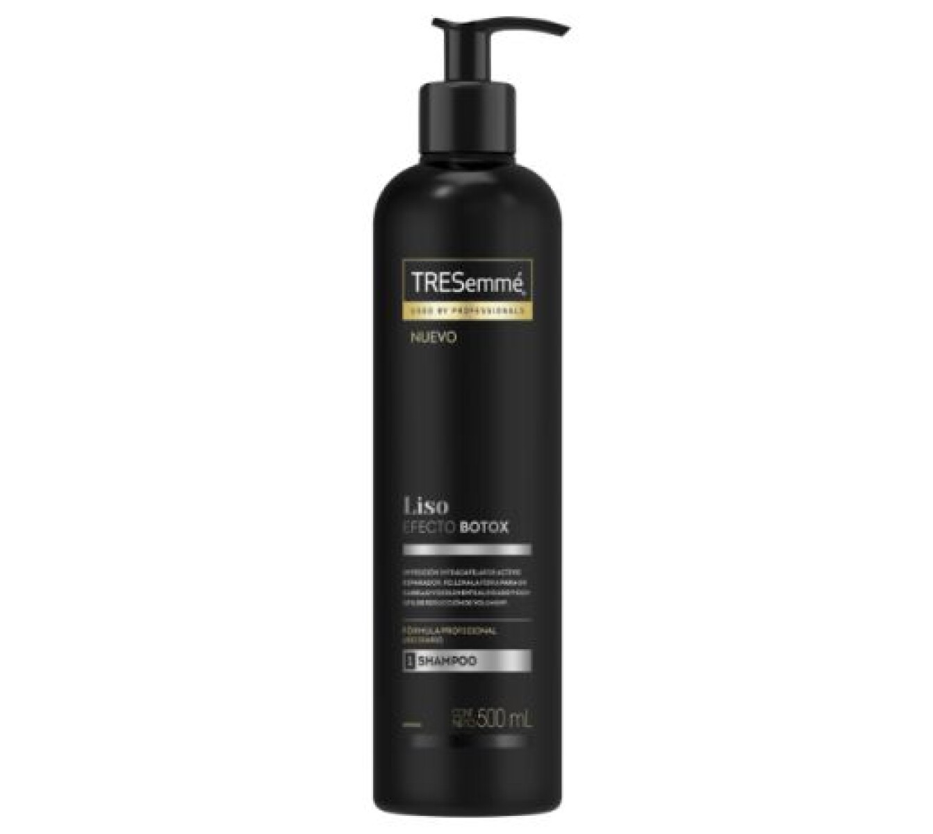 Tresemmé Liso Efecto Botox Shampoo 500ml – Limpieza y Alisado Profesional 